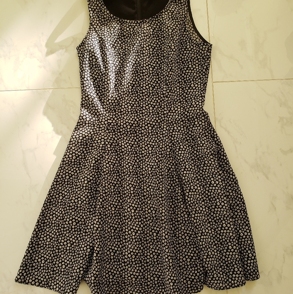H&M Flower Skater Dress